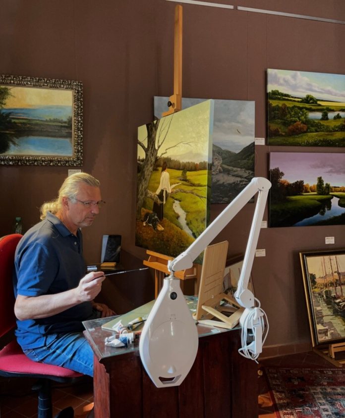 Олег Баулин, я всегда хотел рисовать