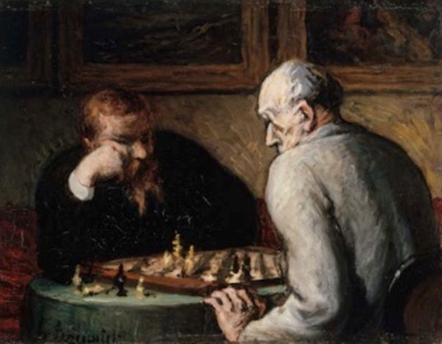 Оноре Домье, «Женщины в школе», 1863–1867, Huile sur Panneau, 24,8 x 32 см © Paris Musées / Petit Palais