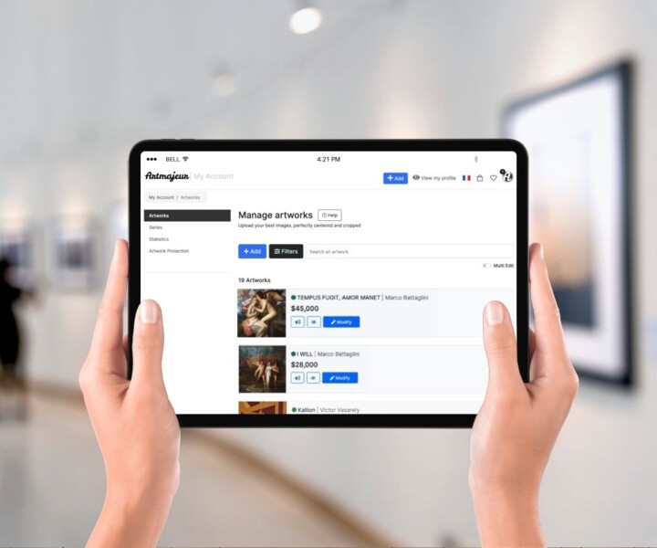 Владелец галереи, управляющий своими художниками и произведениями искусства