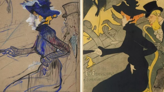 Тулуз-Лотрек: «Жан Авриль на японском диване» на аукционе в Париже в октябре следующего года — FIRSTonline