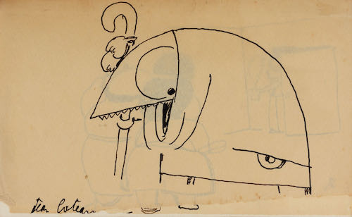 Jean Cocteau, Le Potomak, 1919, Dessin 3 | Статья на ArtWizard