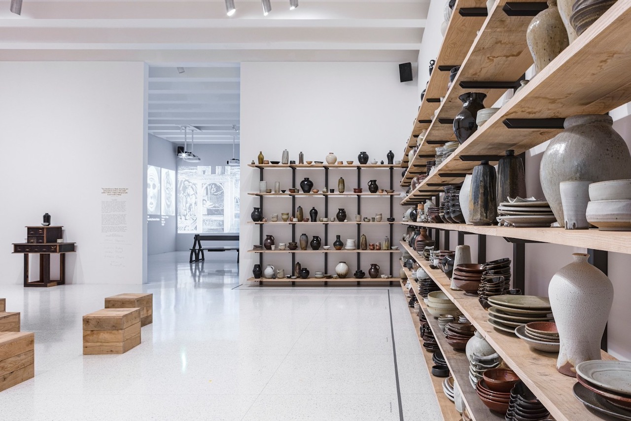 Installation view, Theaster Gates: Assembly Hall, Walker Art Center, Minneapolis, September 5, 2019-January 12, 2020